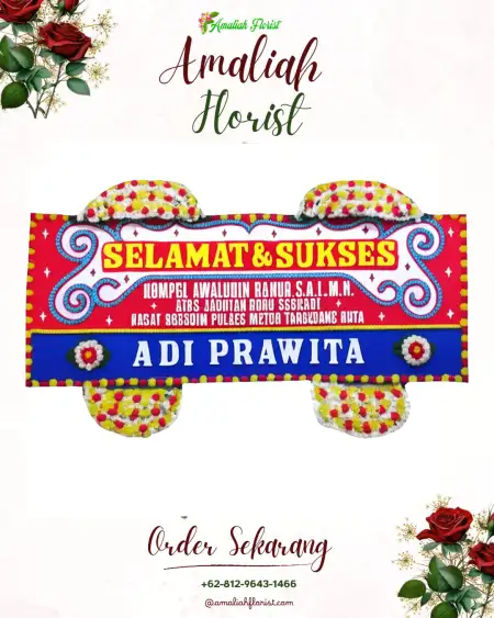 Papan Bunga Ucapan Selamat Keser