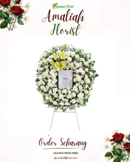 Krans Bunga Duka Keser